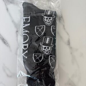 Emory University Dooley Black Men’s Socks